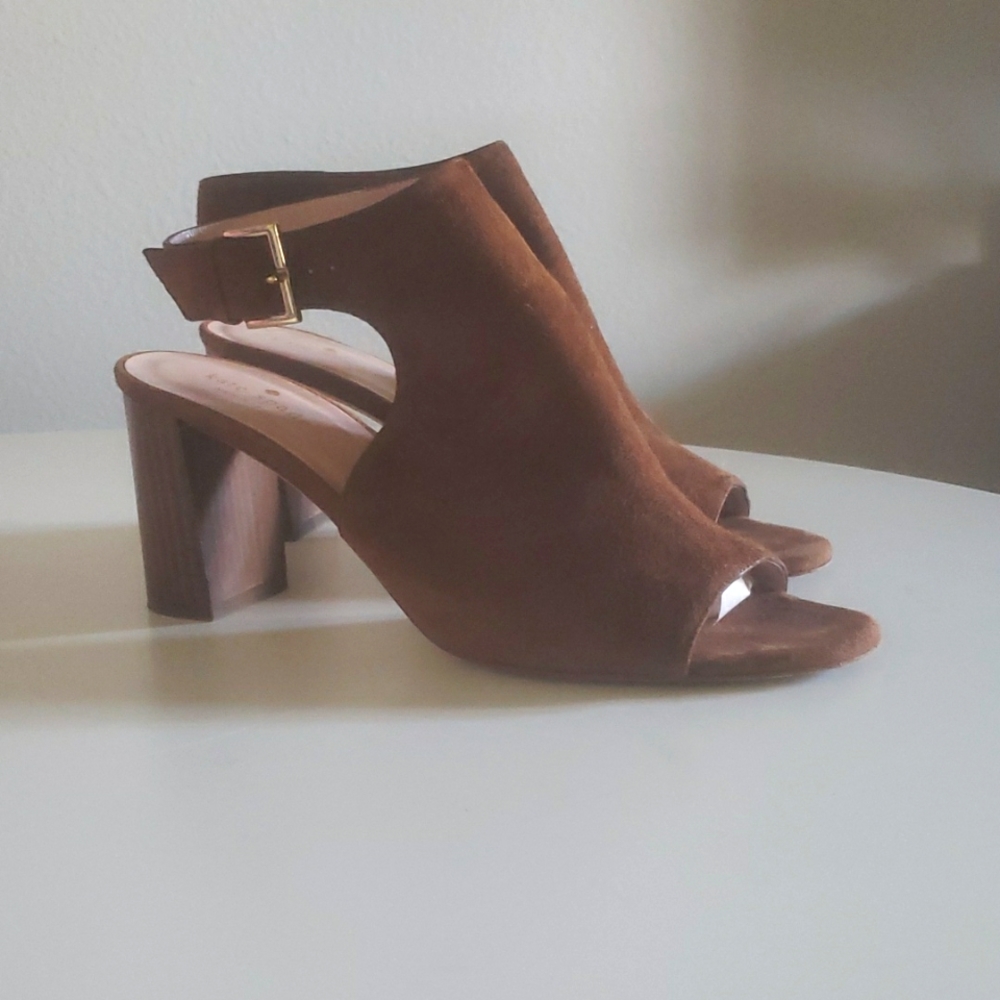 kate spade Suede Ankle Strap Sandals